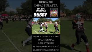 WEEK 5 IMPACT PLAYER #0 AJ TIJERINA 5V5 WORLD CHAMPIONSHIP FOOTBALL 