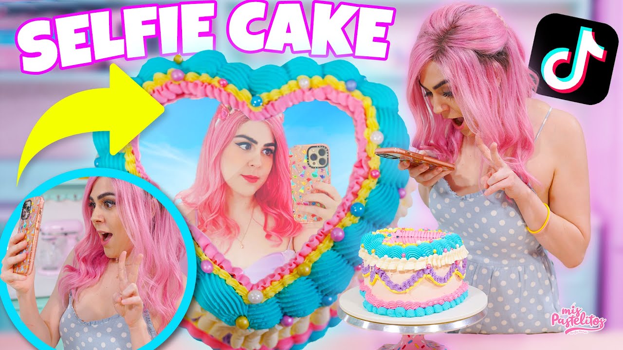 EL PASTEL TENDENCIA EN TIKTOK | SELFIE CAKE | MIS PASTELITOS | Mis Pastelitos