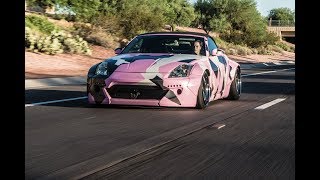 Sinister pink rocket bunny 350z