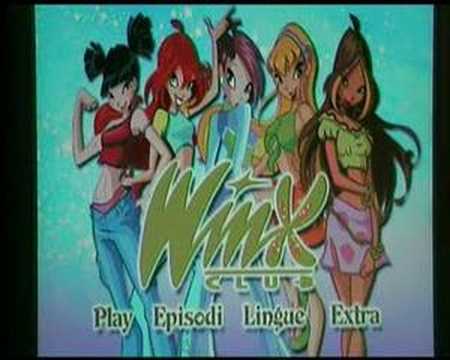 Winx Club Italian DVD Menu Screen