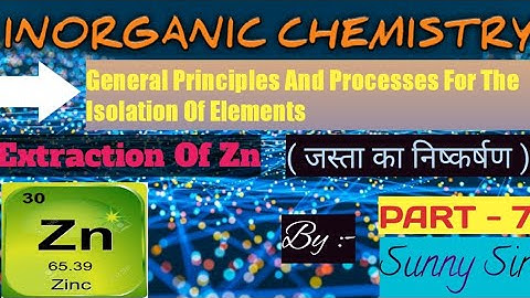 General Principles And Processes For The Isolation Of Elements , part - 7