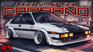 TOYOTA COROLLA! A LO INITIAL D AMIGOS!! | NEED FOR SPEED CARBONO #5