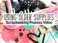 Using Older Supplies Scrapbooking Process #24 / Hey Paige