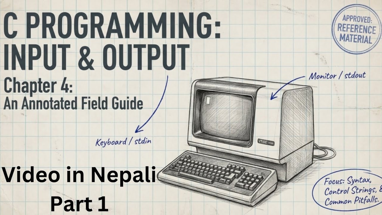 LEC 8: FORMATTED AND UNFORMATTED INPUT/OUTPUT IN C - PART 1