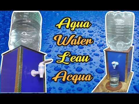 Como hacer Dispensador de AGUA CASERO / Water Dispenser / BEVERAGE DISPENSER / Amazing idea