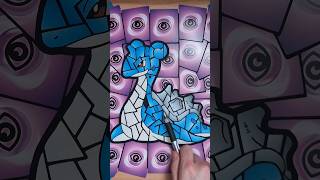 Pokemon cards turned into a Lapras Mosaic #pokemon #lapras #pokeart #art