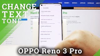 How to Set High Contrast Text in OPPO Reno 3 Pro – Change Text Style screenshot 5