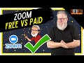 Zoom Basic vs Zoom Pro -  (What is the Difference, Free vs Paid)