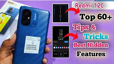 Redmi 12c Top 60++ Tips And Tricks || Redmi 12c Hidden Features || Redmi 12c Tips And Tricks