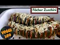 Fächer-Zucchini | einfaches, veganes Rezept