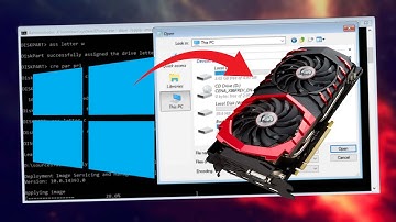 Installing Windows 10 on a videocard