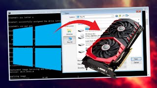 Installing Windows 10 on a videocard