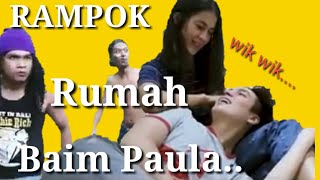 Mael Lee rampok rumah Baim Wong..