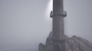 The lighthouse keeper | Animated motion background | Ocean scenery animation