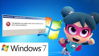 Windows 7 Classic Theme Error 720p HD 60fps