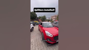 Splitters installed in swift #automobile#viral#youtubeshorts#trending#shorts#viralvideo#youtube