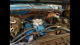 Edelbrock intake and carburetor install on 1978 GMC