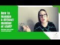 How to manage a difficult member of staff [5 TIPS]
