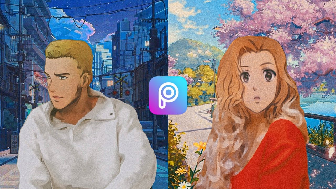 Editing a anime charcter - Picsart Tutorial - YouTube