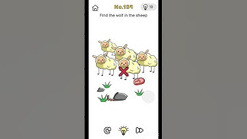 Brain out no. 139 # Find the wolf 🐺 in the sheep 🐑!!!!!! #brainteasers