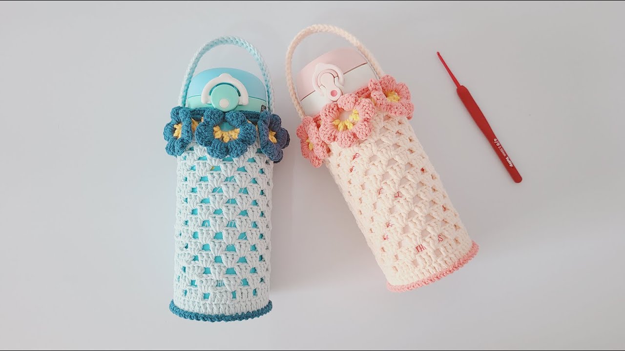 你猜哪里是花枝，我猜花枝是胖子，钩针朵儿杯套