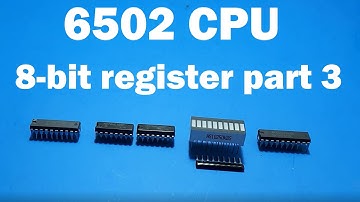 Y-Register for DIY 6502 CPU from TTL chips