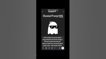 I built this system with zero budget. Just prompts. #ai #fyp #chatgpt #prompts #viral #video #music