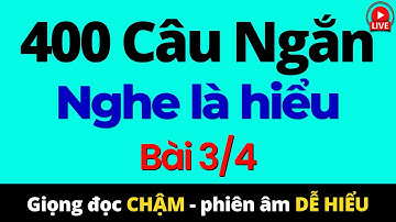 400 Câu Tiếng Anh Giao Tiếp Mọi Tình Huống | Học Tiếng Anh Hiệu Quả