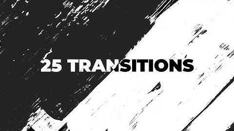 25 Brush-Ink Transitions Stock Motion Graphics