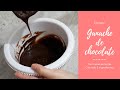 Ganache de chocolate sin crema de leche para bañar, rellenar y decorar