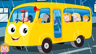 Wheels on the Bus Nursery Rhyme & Cartoon Video