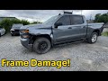 Rebuilding a 2019 chevy silverado with frame damage part 1