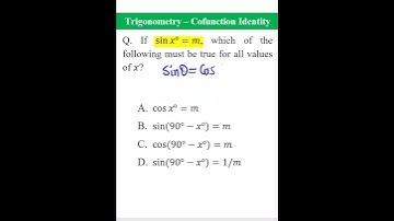 Trigonometry - Co-function Identity #shorts #maths #trigonometry #mathpractice