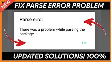 How to Fix Parse Error There was a Problem Parsing the Package 2023