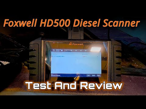 Foxwell HD500 Heavy Duty Truck Scanner with DPF Regen, Injector Cutoff, Limit Setting