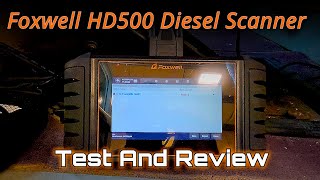 Foxwell HD500 Heavy Duty Truck Scanner Test and Review Profile