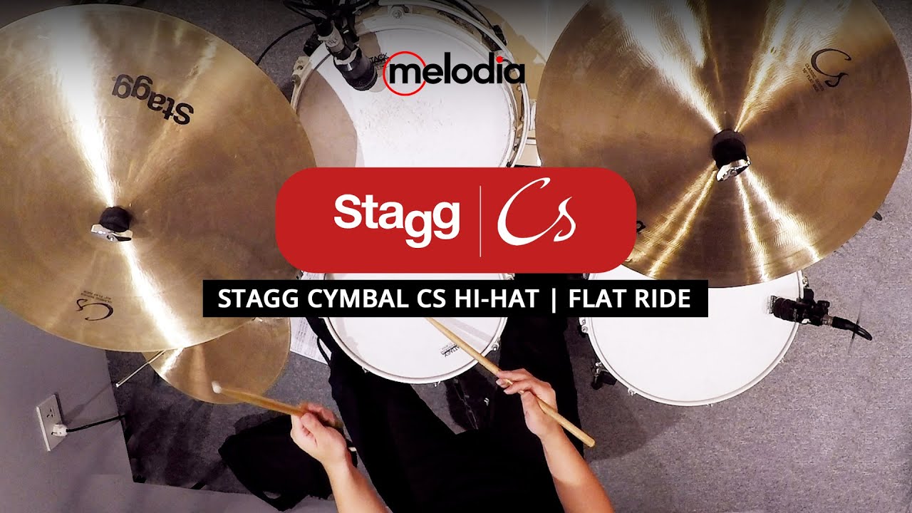 Stagg Classic Flat Ride Becken – 55,88 Cm (22 Zoll) Ride Cymbal Für Schlagzeug