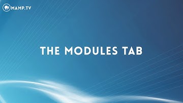 15 The Modules Tab