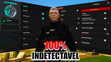 UM DIA DE POLICIA XITADO NO FIVEM GTA RP - HYDRA MENU E ECLYPSE MENU