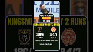 Hyderabad Kingsman vs Islamabad United | Thrilling Finish! 🏏 | Match Highlights #psl2026