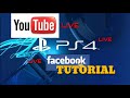 How to livestream ps4 games on facebook page   w-out captured card,no obs ,