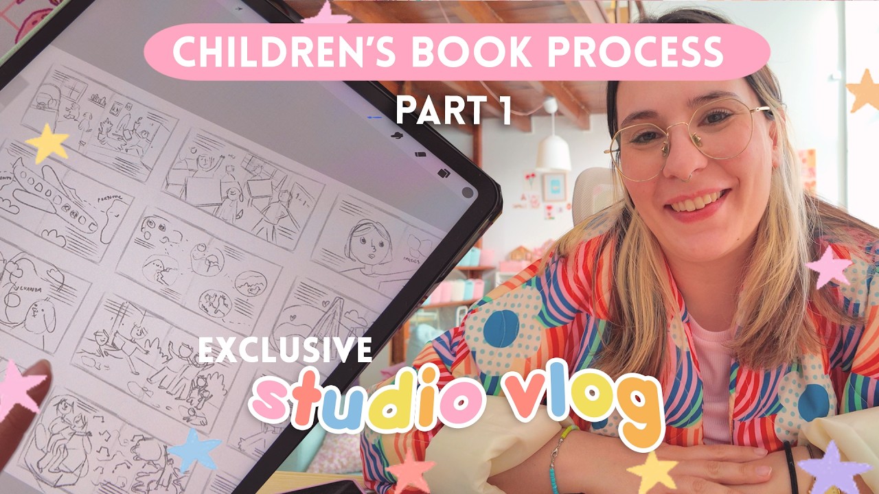 Children's Book process! April's Exclusive video
