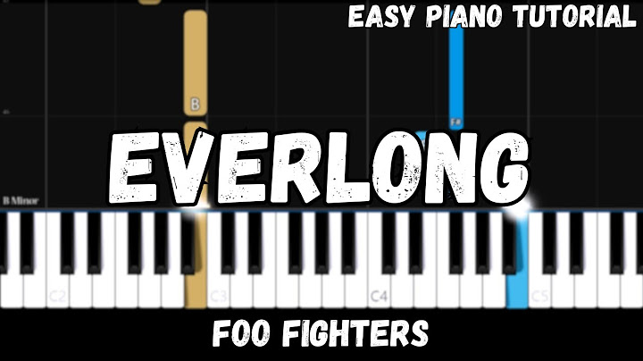 Everlong Piano version - Piano performance video thumbnail