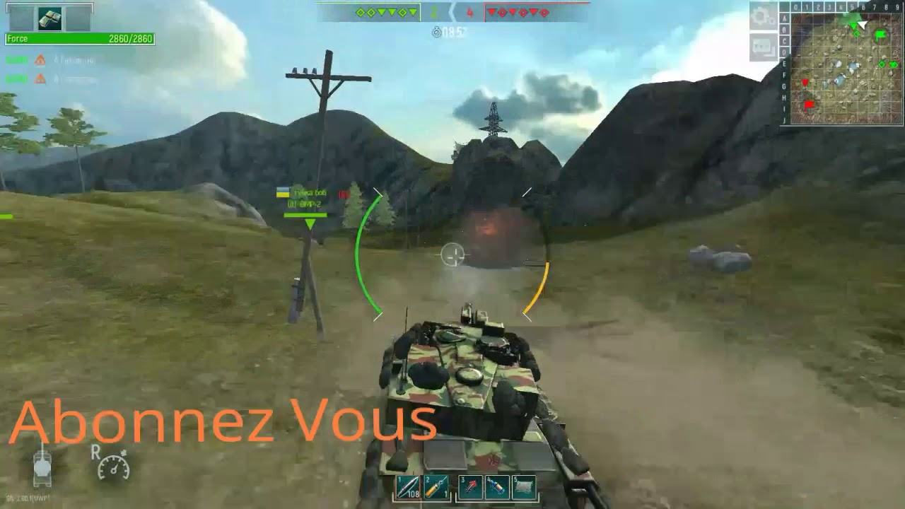Tank Force Real Tank War Online Gameplay pc YouTube
