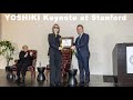 YOSHIKI - Keynote Speaker for Stanford University : スタンフォード大学 スピーチ　&quot;The Future of Social Tech&quot;