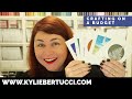 🔴 Kylie&#39;s Card making on a budget with Note Cards