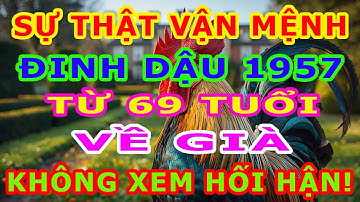 Khổ Trước Sướng Sau Tuổi ĐINH DẬU 1957 – Từ 69 Tuổi Hưởng Đại Phúc Hậu Vận, Về Già Cực Giàu