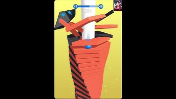 Stack ball 3d-Max Level Walkthrough Mobile Game Pro Gameplay iOS/Android | level 26 | #shorts