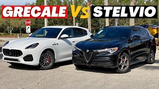 Maserati Grecale vs Alfa Romeo Stelvio Side By Side Comparison