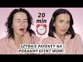 MÓJ PORANNY MAKIJAŻ I WŁOSY W 20 MINUT‼️TRIKI, KTÓRE UWIELBIAM❤️